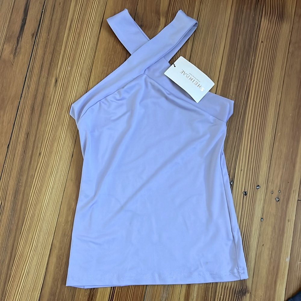 Lavender tank by SHEIN